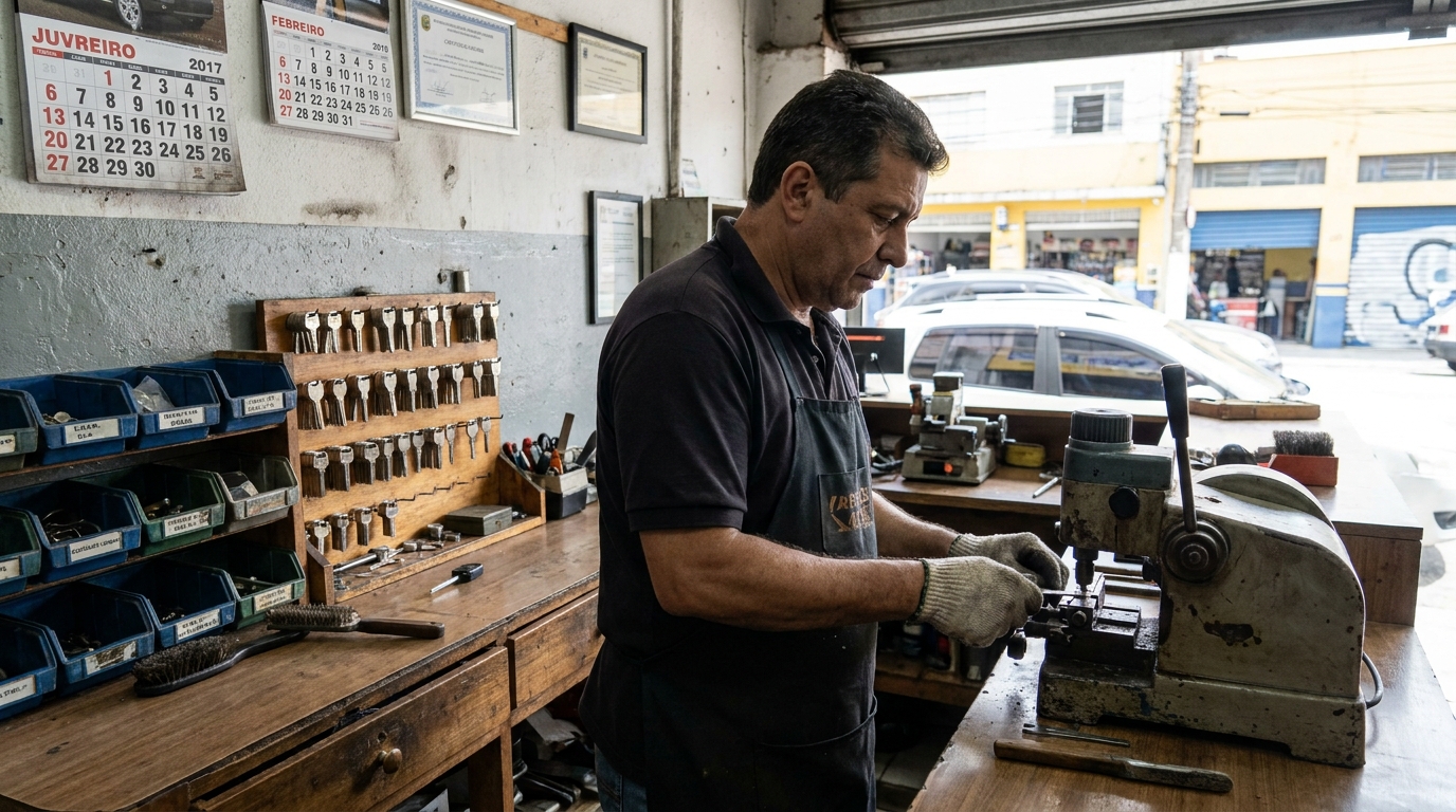 Confecção de Chave Automotiva perto de mim na Cidade Nova, Uberaba‑MG