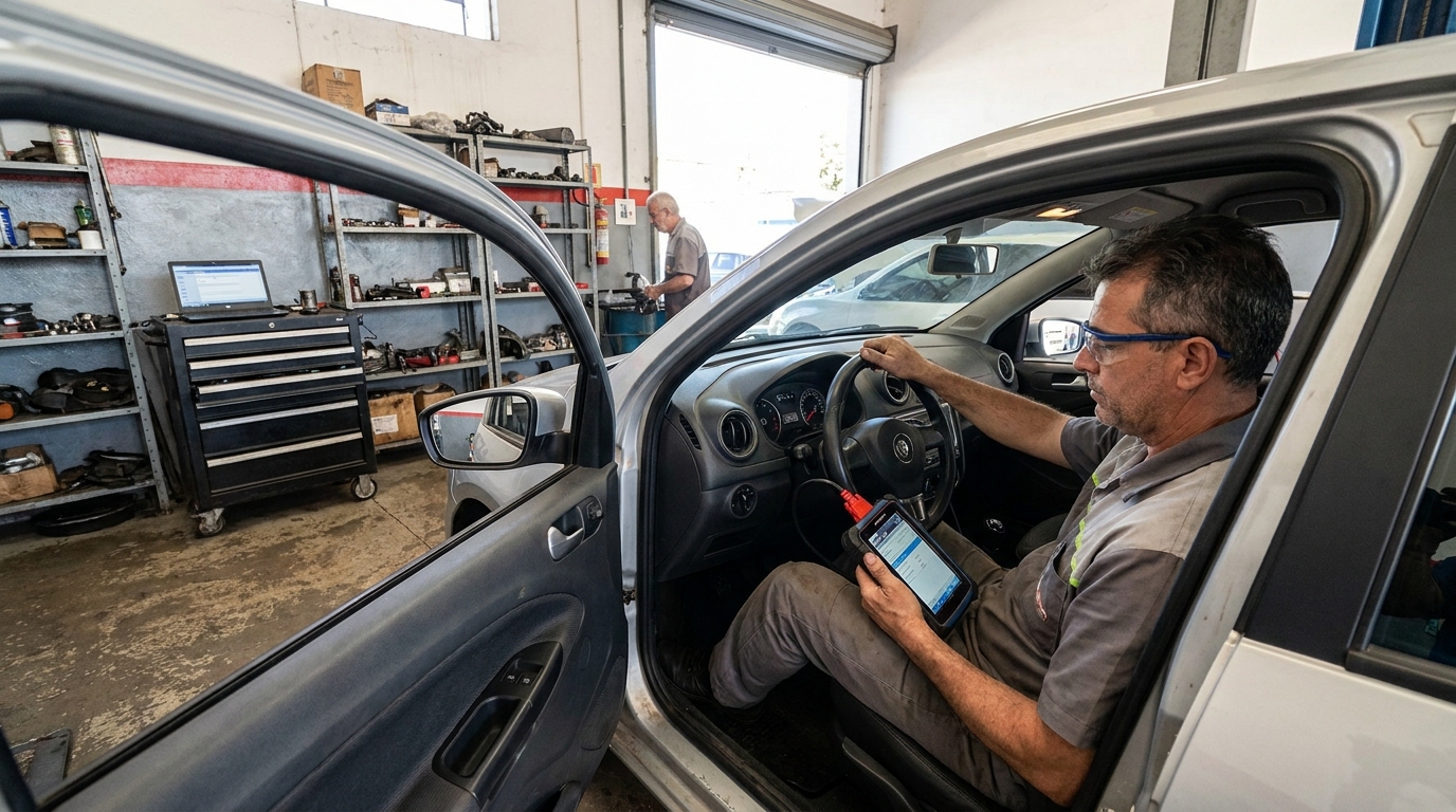Reset de Airbag profissional no Jardim Eldorado, Uberaba‑MG