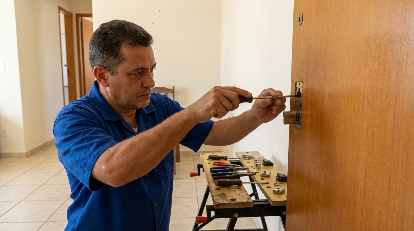 Troca de Segredo Residencial 24 horas na Cidade Nova, Uberaba‑MG